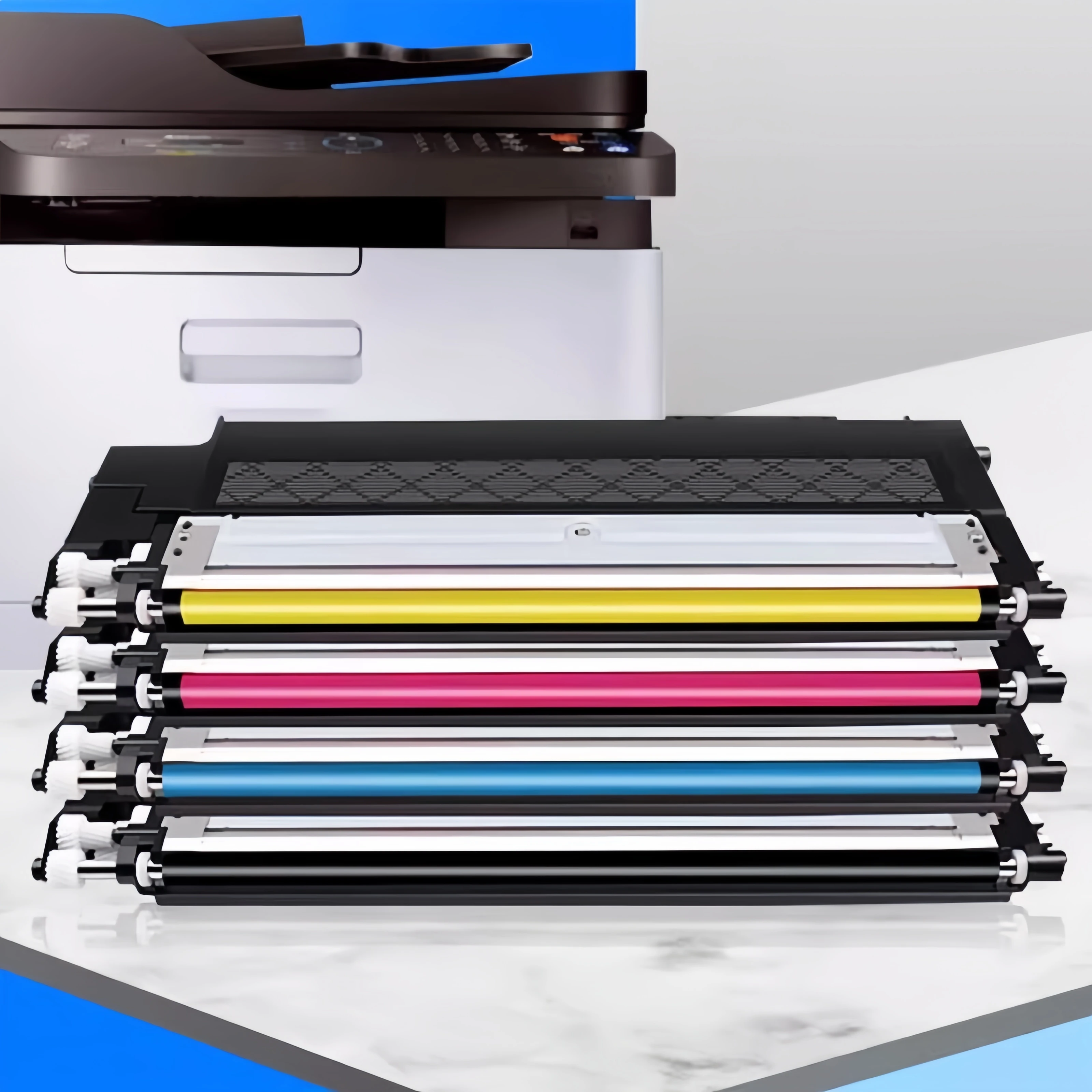 

4 шт. совместимые с тонер-картриджем Samsung CLT-406s K406s Xpress C410w C460fw C460w CLP 365w 360 CLX 3305 3305fw принтер