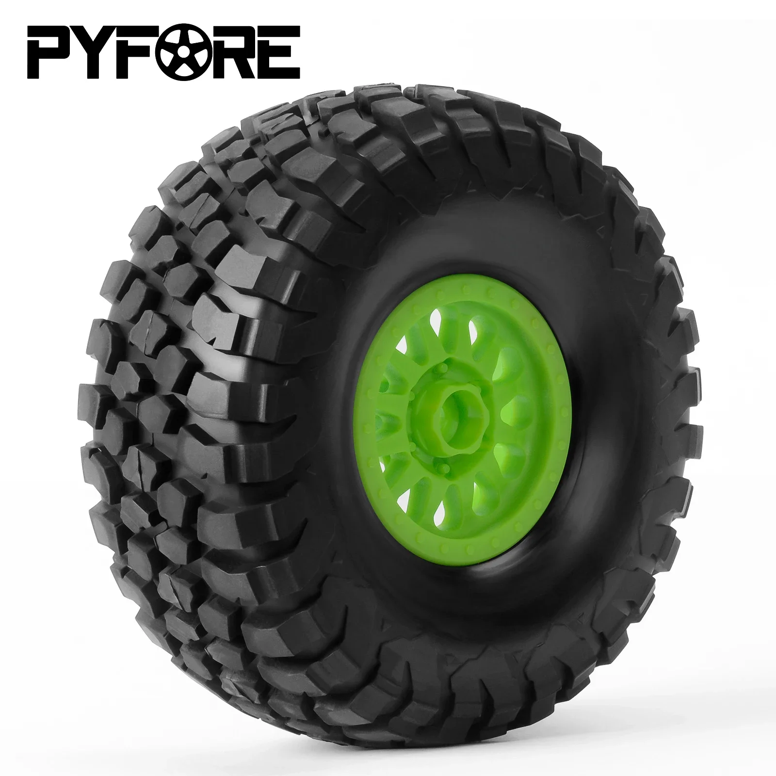 PYFORE 4 قطعة 140X56 مللي متر إطارات الطرق الوعرة مع محول 17 مللي متر ل UDR 1/7 RC نموذج سيارة الصحراء ملحقات شاحنة RC سيارات