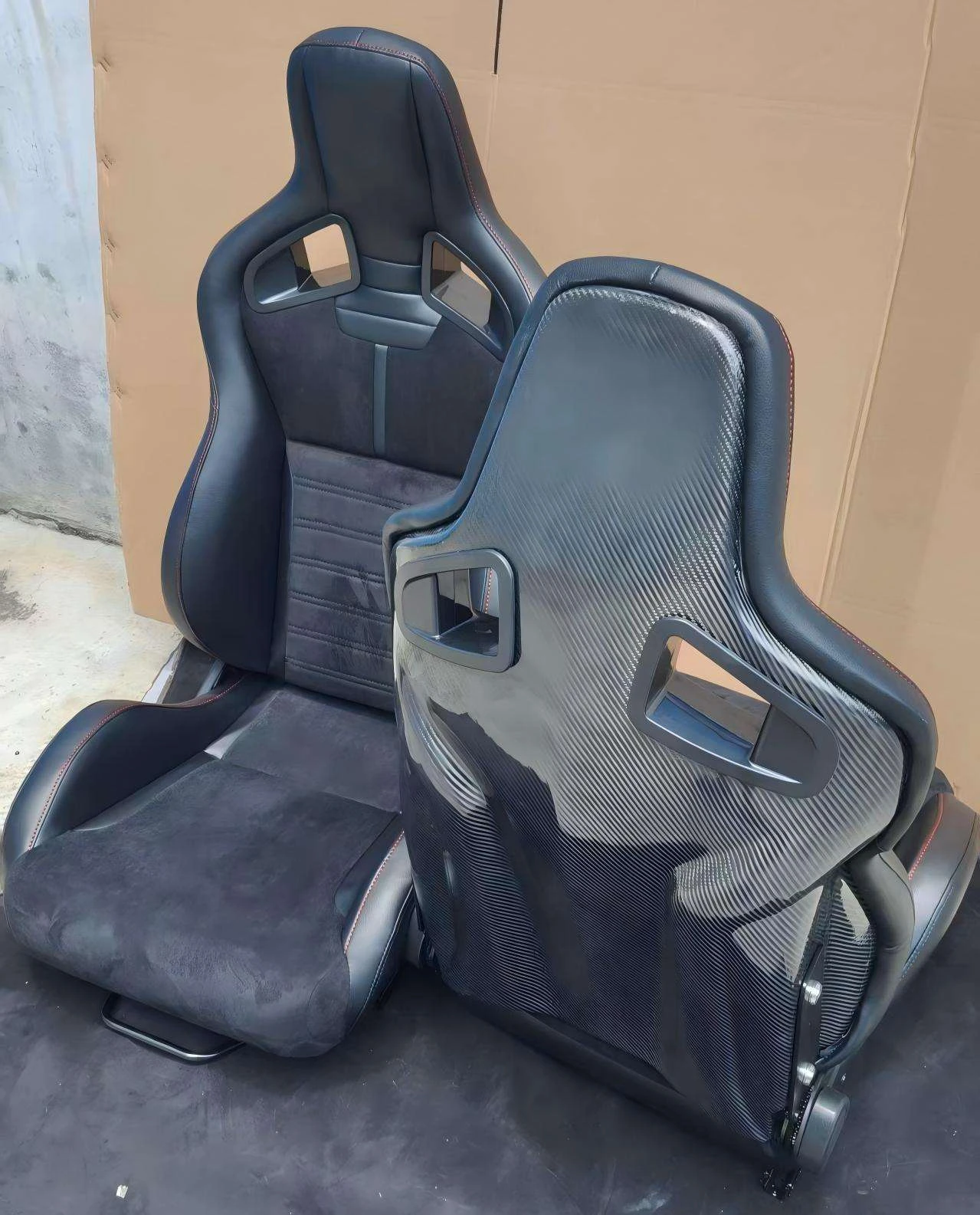Personalized For RECARO Sportster CS Carbon Bucket for SEAT Adjustable Backrest Fit for Ford Mustang for Dodge Challenger