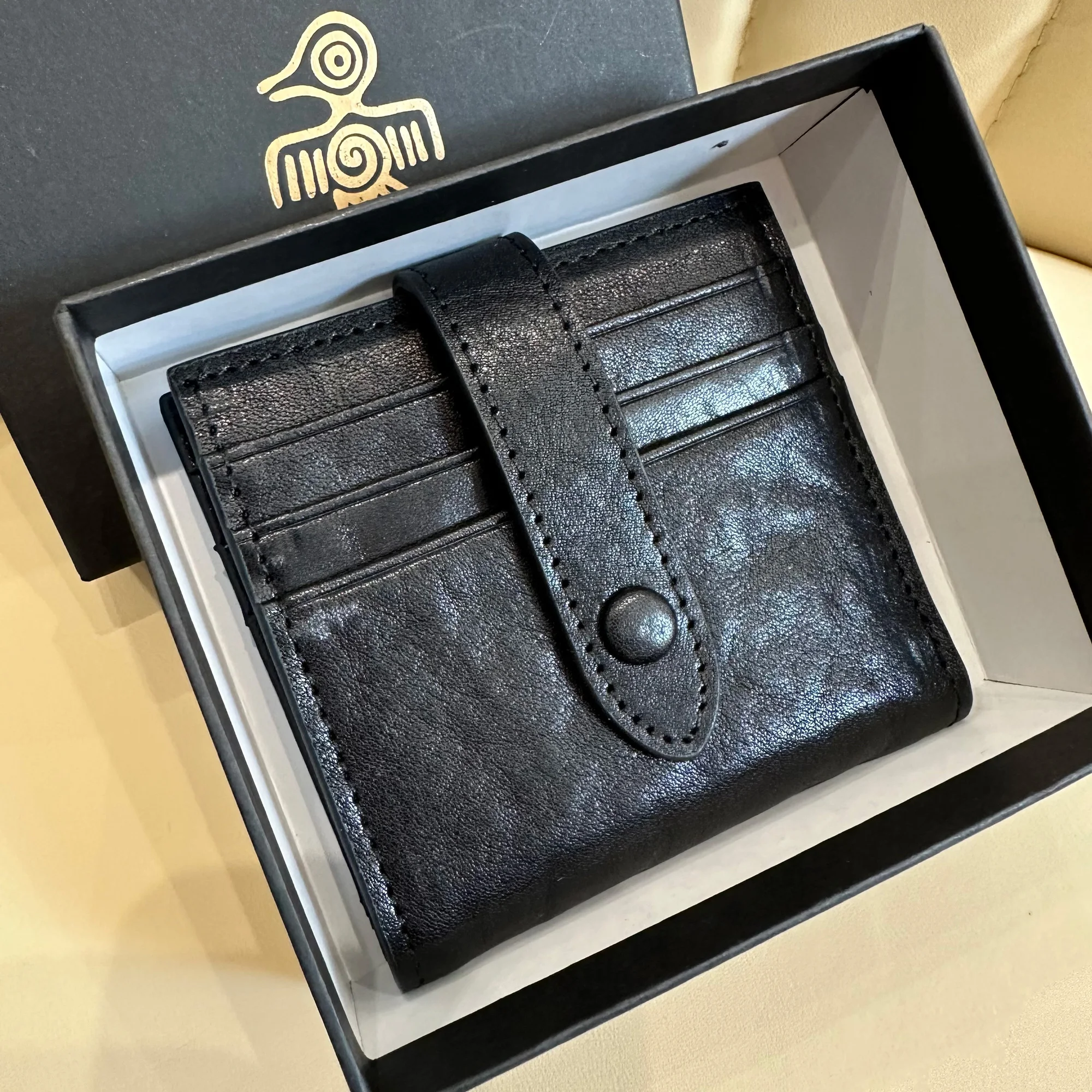 Orabird Genuine Leather Card Holder Wallet with Gift Box - Durable Card Holder for Business And Daily Use