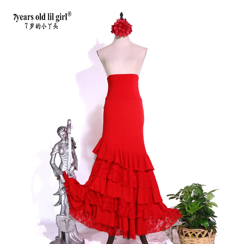 Flamenco Hip Flounce Dress Is A Popular Dance Wear Brand DTT03