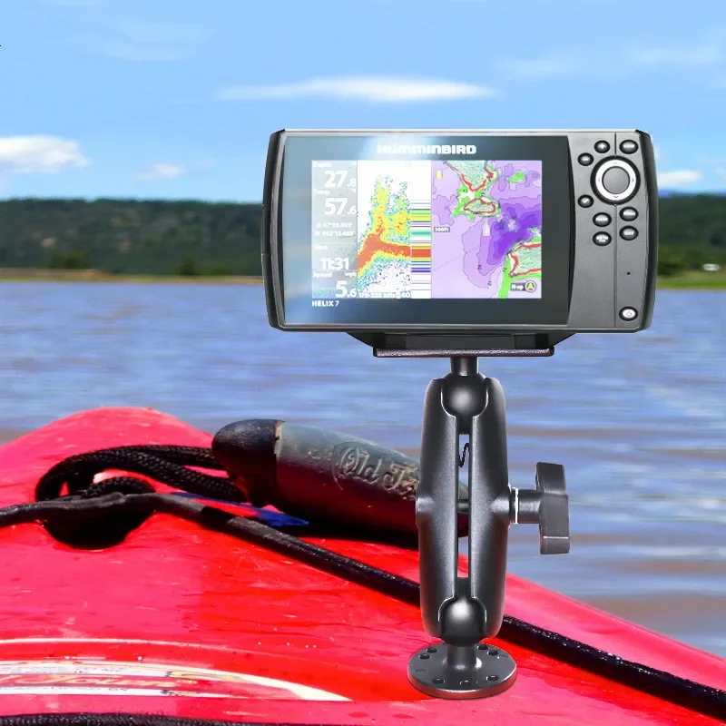 Universal Marine Electronic fish finder Mount 1.5 Inch Ball Head Humminbird Fishfinder Kayak Mount for Ram Mounts