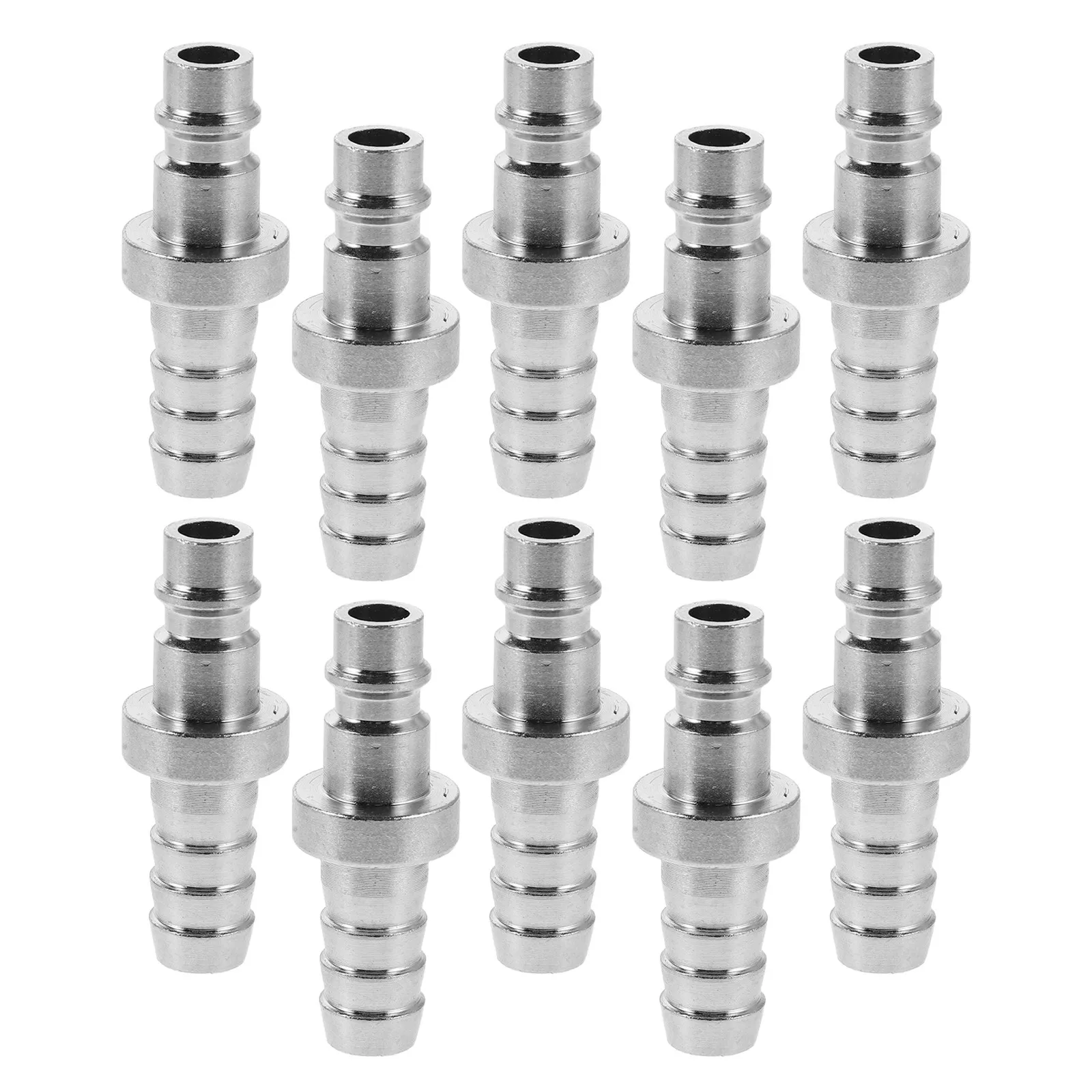 10Pcs Pneumatic Quick-Connect Couplings Air Hose Fittings Insert Core Compressor Hose Attachments Industrial Automation