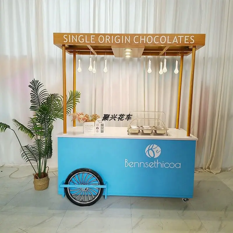 Float sales car Shopping mall promotional car Wrought iron outdoor cart Display car Commercial event promotion Meichen decorativ