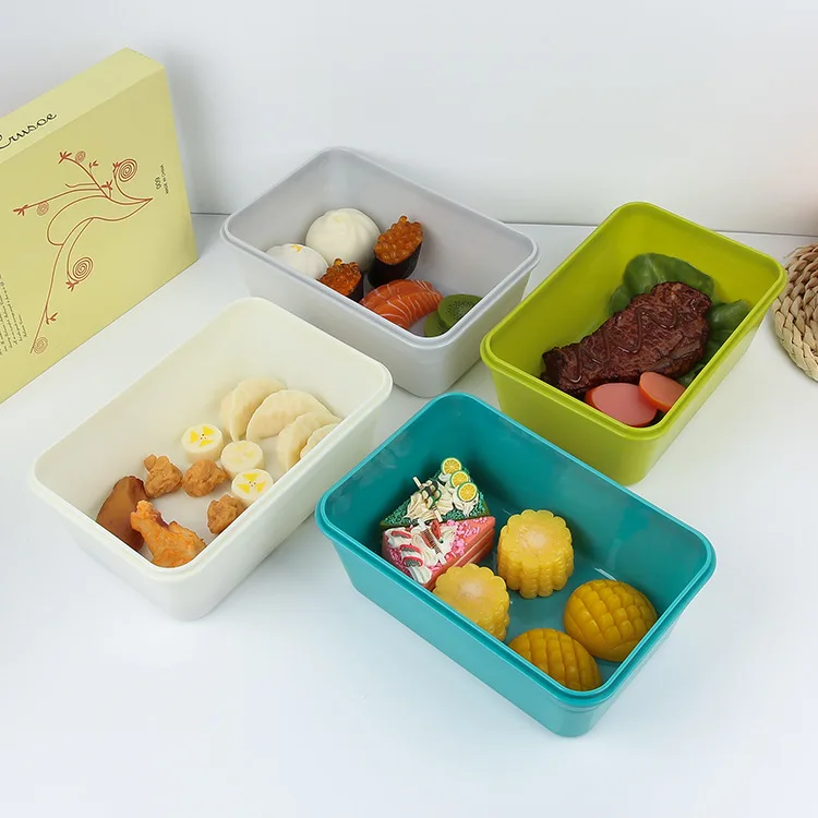 Wheat straw lunch box for office workers