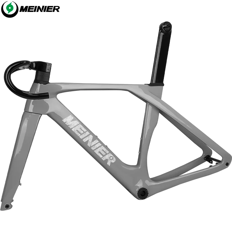 Fully Hidden Carbon Disc Road Bike Frame 700x32CTire T47 BB Bicycle Frameset Eps Process Lightweight Road Bike Carbon Frame