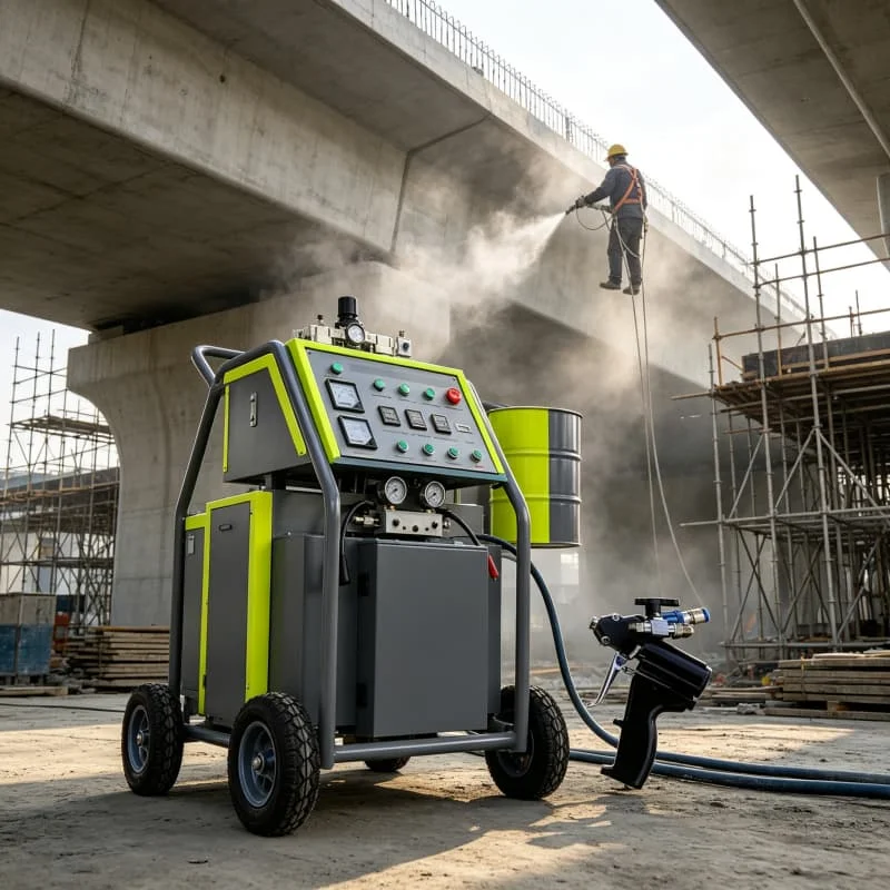 Two Component Polyurethane Spraying Machine Pneumatic Proportioning Pump For Foam Insulation Waterproof Coating Application