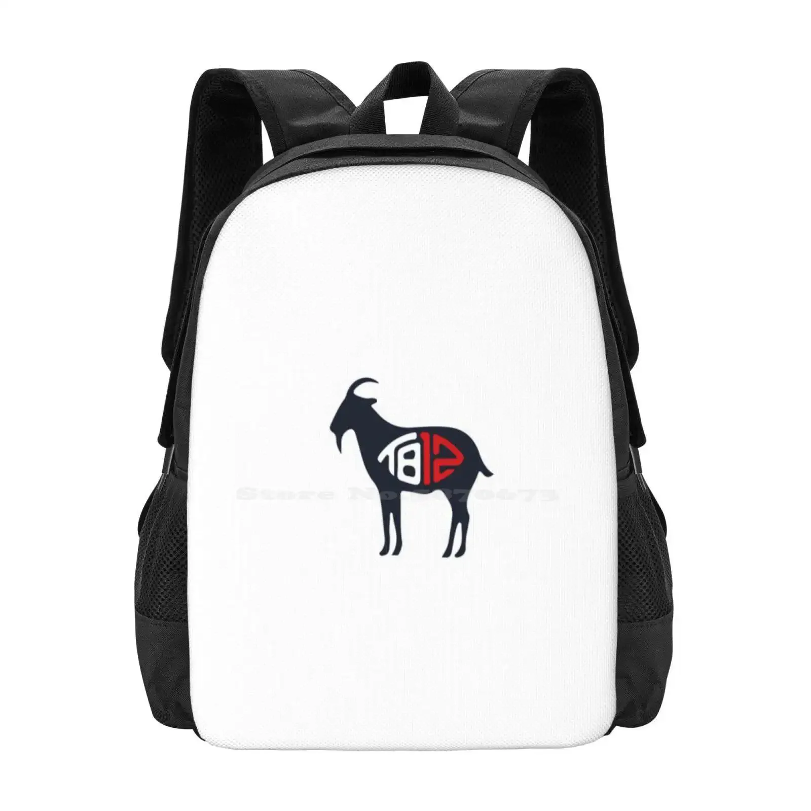

Tom Brady Goat Hot Sale Schoolbag Backpack Fashion Bags Tom Brady Goat