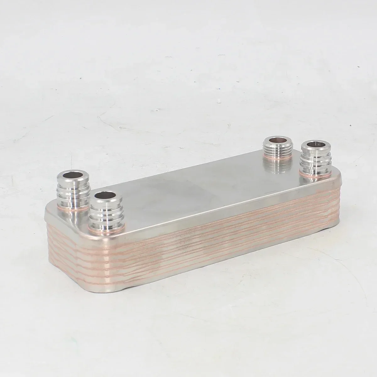 12 لوحة مبادل حراري نبتة البيرة مبرد مبرد من الفولاذ المقاوم للصدأ لتبريد البيرة