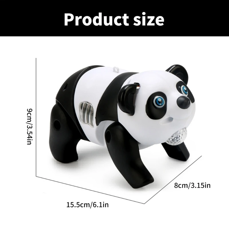 Panda Sculptures Kid Friendly Styliish Toy Encouraging Wildlife Appreciation