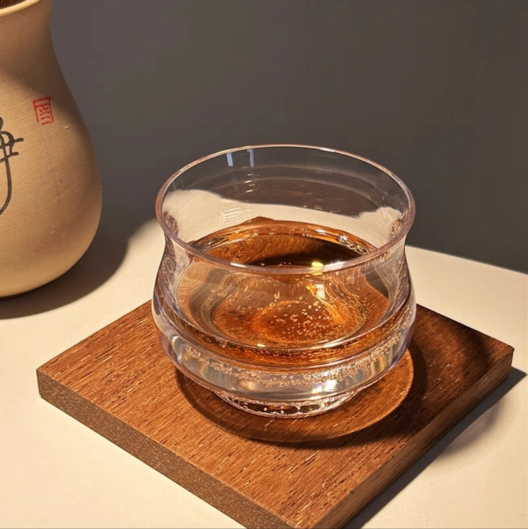 Ultimate Spirits Neat Glass Unique Bubble Crystal Whisky Nosing Tasting Cup Stemless Wine Glass Brandy Snifter Whiskey Bowl Mug