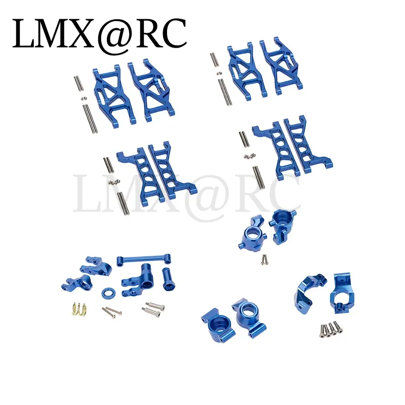 Traxxas 휠리 바 메탈 업그레이드 부품, 스윙 암 스티어링 그룹 범퍼 섀시 아머 C 베이스, RC 자동차 1:10 Maxx용, 1/10 MAXX