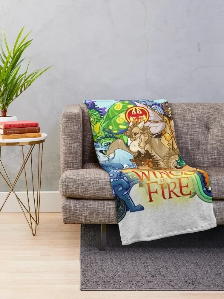 Wings of Fire Throw Blanket For Sofa Thin funny gift Custom Blankets