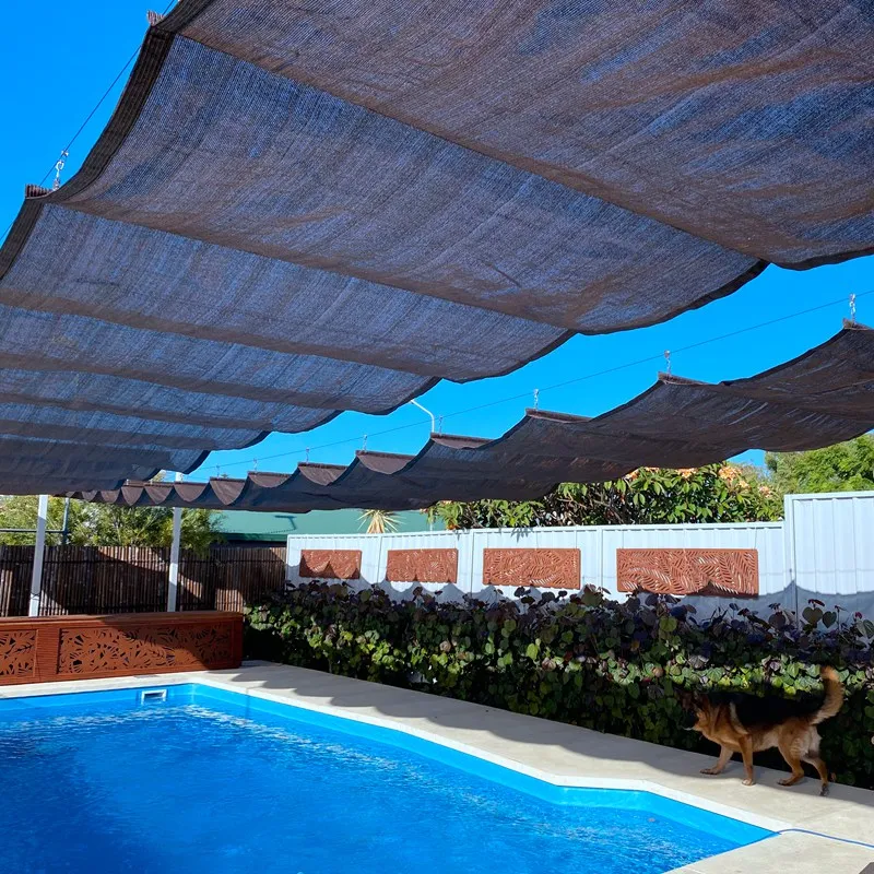 Imagem -05 - Telescopic Sun Shade Net Pérgola Varanda Terraço Piscina Onda Retrátil Sunshade Sail Kit de Instalação