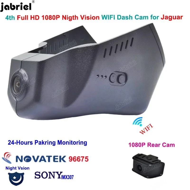 Auto Wifi Full HD Car Dvr Dash Cam Camera For Jaguar XE XEL XF XFL X260 F-Pace SVR F-Type 2015 2016 2017 2018 2019 2020 2021