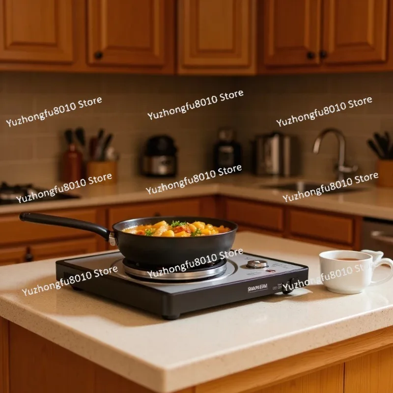 Electric ceramic stove single stove fire light wave stove English high power multi-function intelligent timing heating