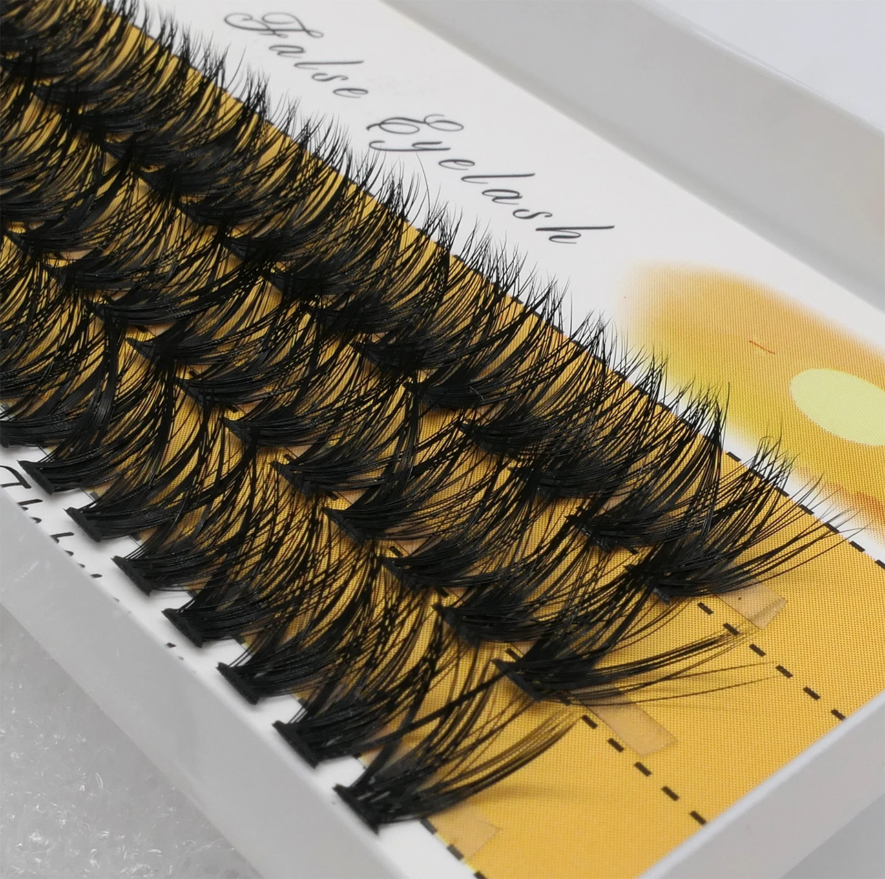 50D Cluster Eyelash Extension Natural Mink Eyelash Volume Fans Individual eyelash bundles Professional Makeup Cilias