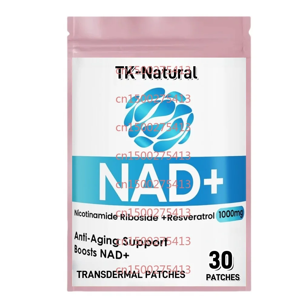 

30 Patches Liposomal NAD+ Transdermal Patches with Resveratrol Alternative Energy Anti-Aging,Cell Regeneration,Skin Health