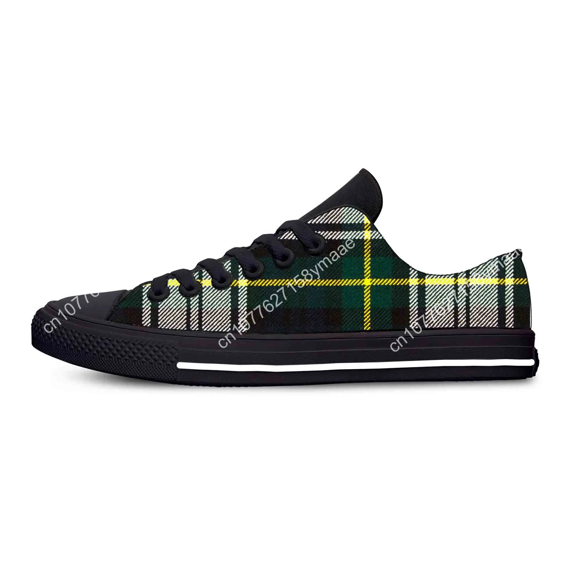 Hot Cool Gordon Tartan Plaid Scottish Stewart Aesthetic Casual Cloth Shoes Men Women Latest Sneakers Low Top Classic Board Shoes