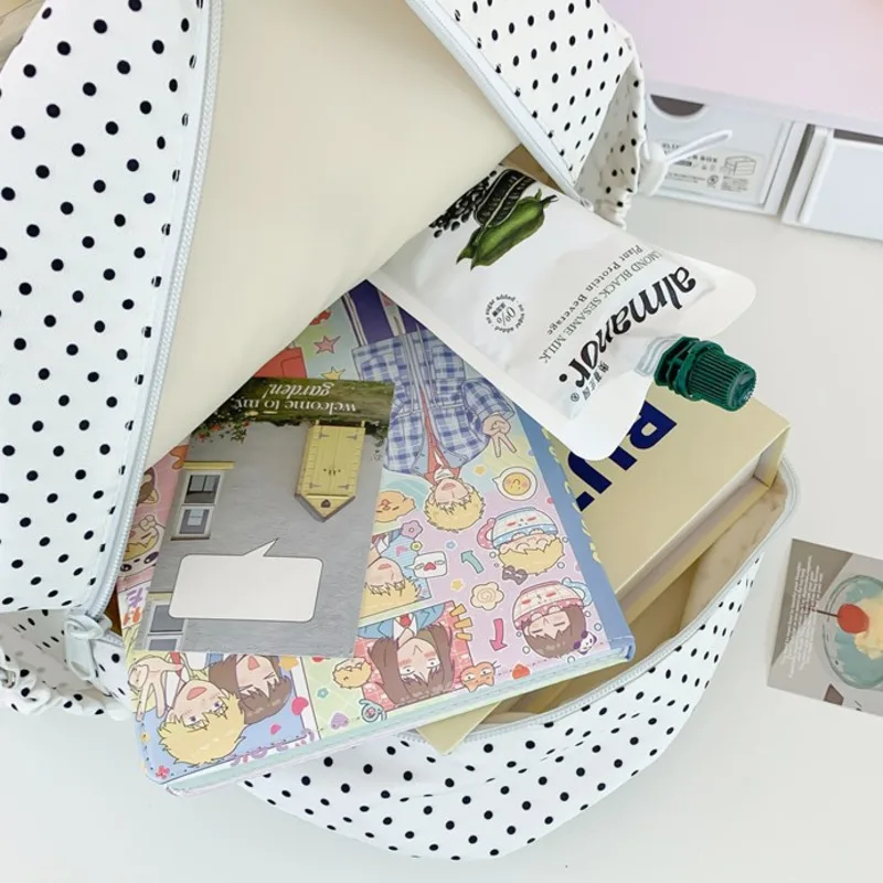 Wings Wave Point Backpack Day Cute Y2K Backpacks Student Backpack Female Student Backpacks Itabag Girl Large Appetite Itabag New