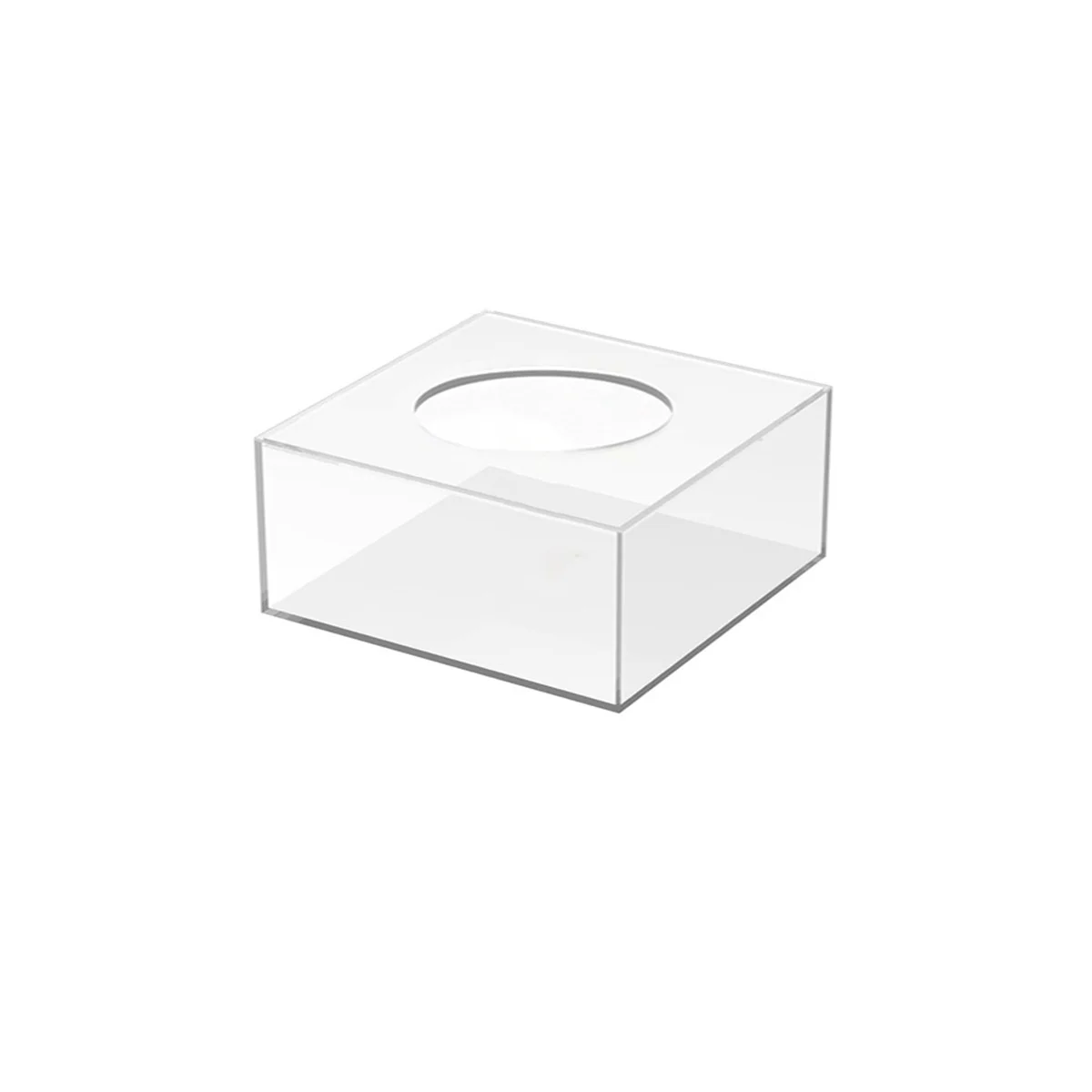 

Acrylic Cake Display Board Square Cake Tray DIY Cake Refillable Board Base for Display Wedding Party Birthday 15X15X10cm