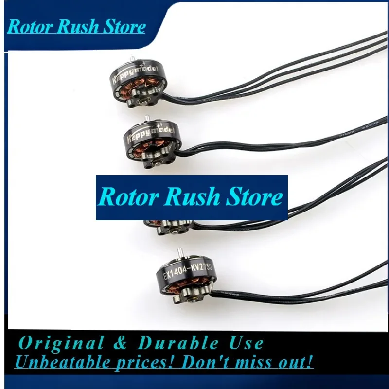 RoRuS4PCS HappyModel EX1404 1404 KV4800 3S KV2750 KV3500 4S Brushless Motor 1.5mm