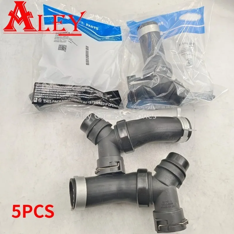

5PCS DR3Z-8566-B DR3Z8566B Thermostat Radiator Hose T-Connector For Ford F150 Mustang