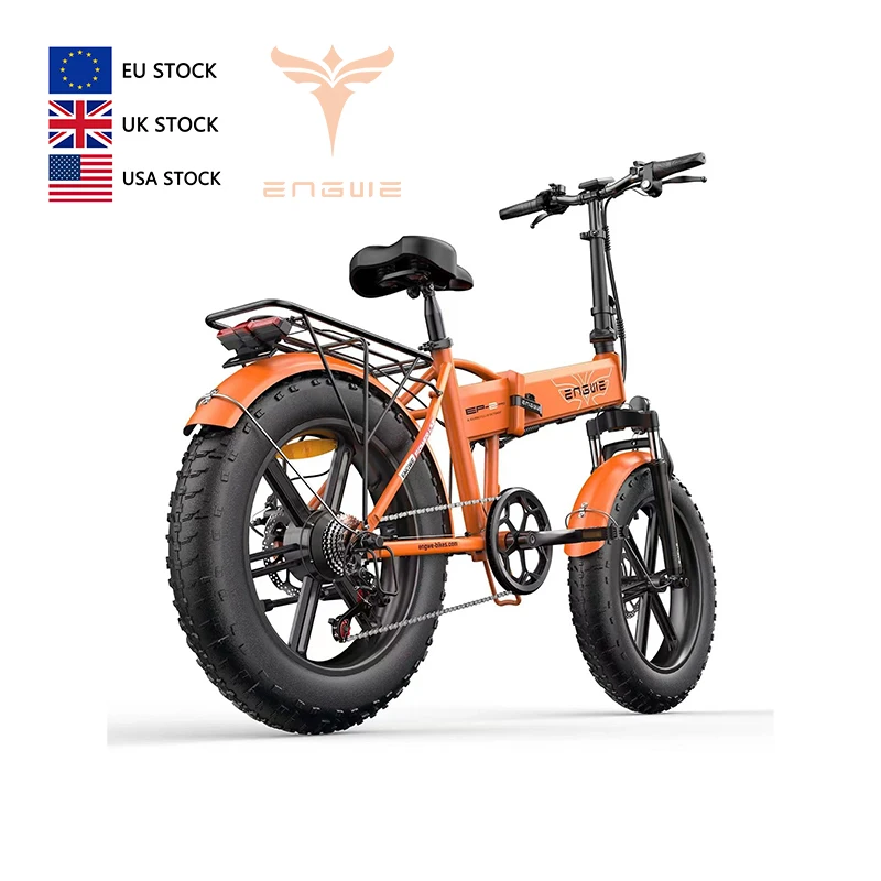 

ENGWE Electric City Bike EP-2 Pro Fat Tire Bicycle 750W Electric Folding Bike Mountain E Dirt BikeWEI