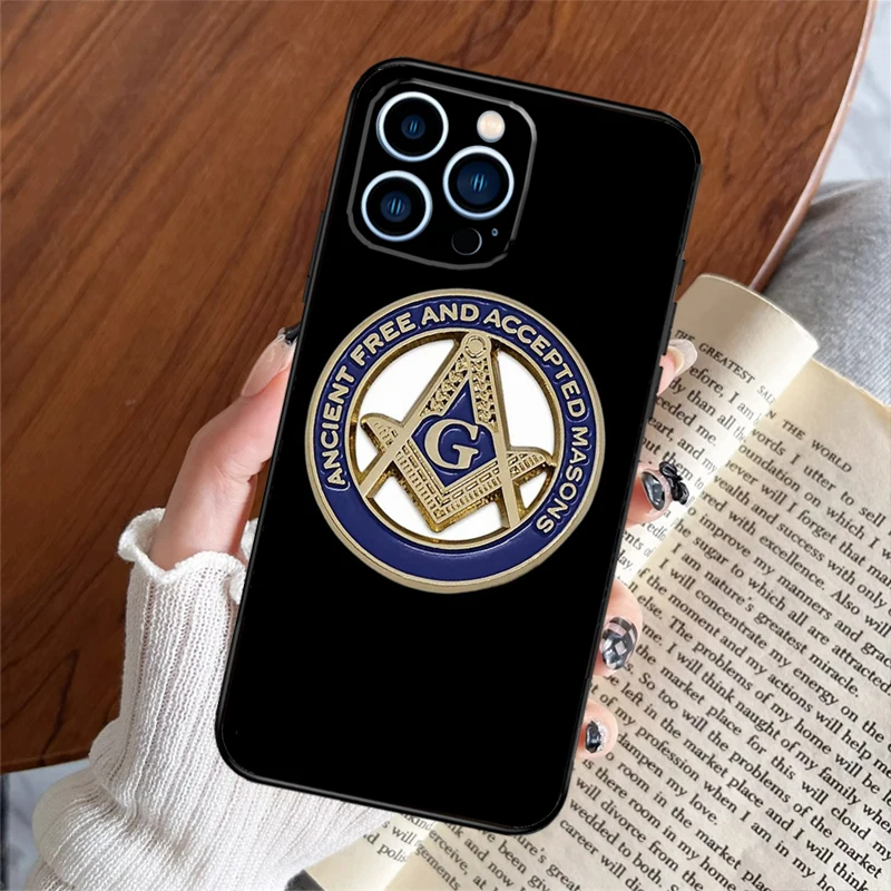 Free And Accepted Masons Case For iPhone 16 15 11 12 13 14 Pro Max XS X XR 6S 7 8 Plus 12 13 Mini Back Cover