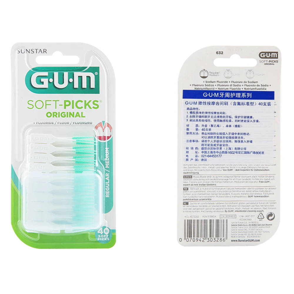 Oral Dental Soft Picks Original Advanced Sunstar Toothbursh Dentistry Tooth Interdentals Cleaning Micro Burshes Plaque Remover