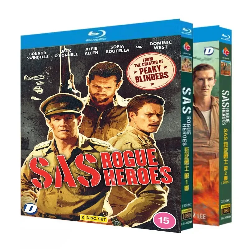 SAS: Rogue Heroes Season 1-2 Complete Series 4-Disc All Region Blu-ray YIHUI