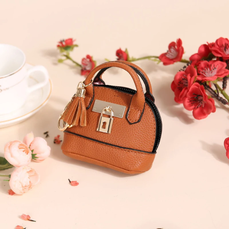 

New mini change bag, female creative coin bag, keychain bag, Japanese and Korean versions of mini minimalist small coin wallet