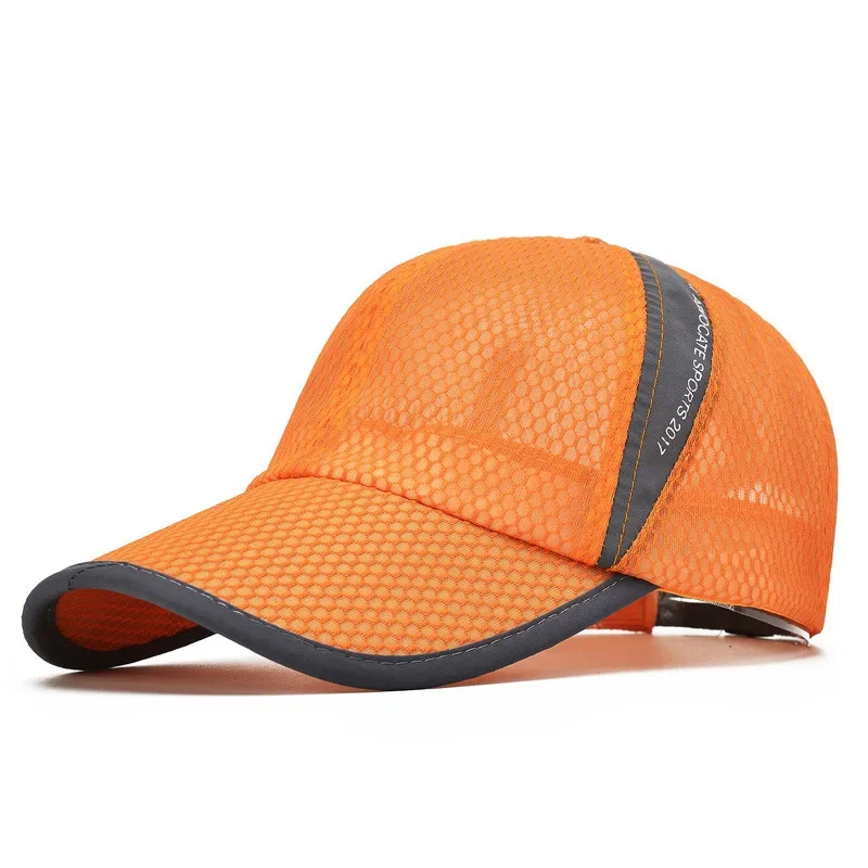 Atmungsaktive Mesh Baseball Cap Snapback Trucker Caps Männer Visier Baseball Hut Frauen Outdoor Streetwear Hip Hop Knochen