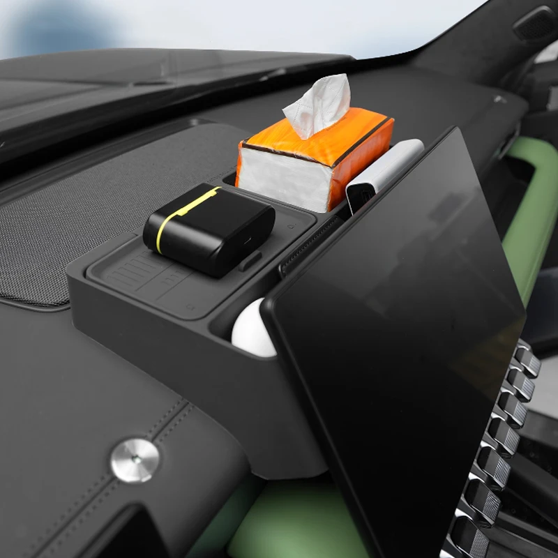 

For M-HERO 2 M-HERO 817 2025 2026 Rear Storage Box for Screen Dedicated Interior Storage Tissue Box Modified Accessories