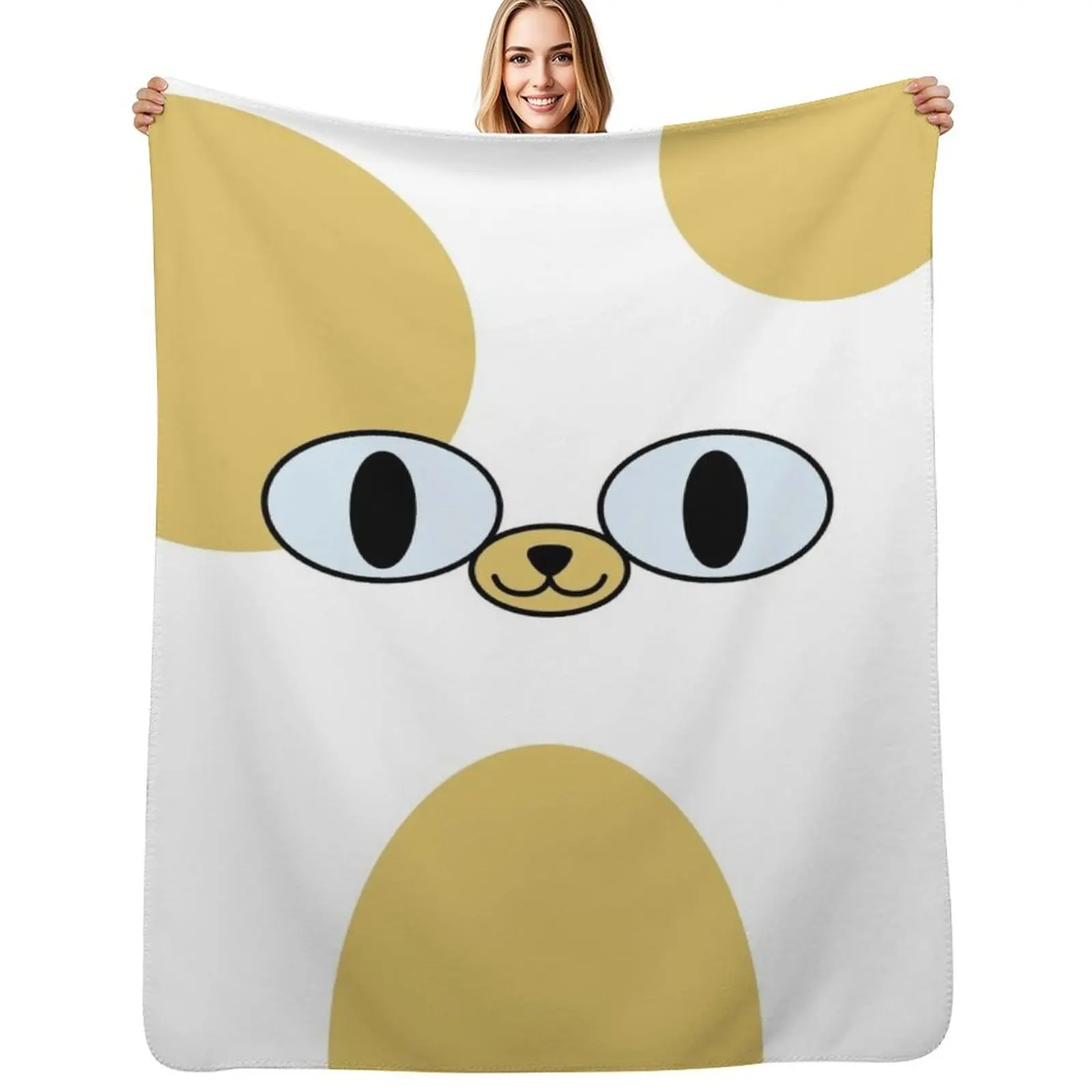 Cake the Cat Throw Blanket Thermal Travel Baby Flannels halloween christmas decoration Blankets