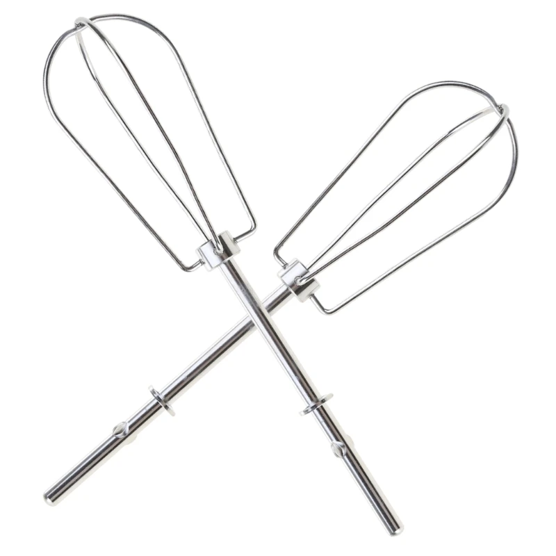 Set of 2 Electric Mixer Heads Handheld Egg Beater Heads Stainless Steel Egg Mixer Accessories Egg Beater Part Dropship