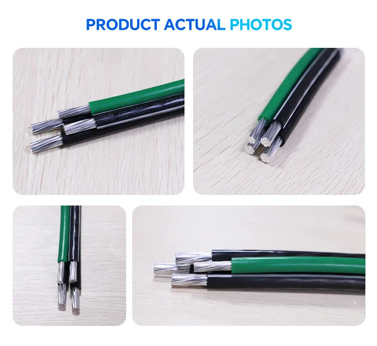 USE-2 Aluminum Alloy Service Entrance Cable 600V 90℃ XLPE Insulation Direct Burial Wire for Outdoor Solar Photovoltaic Power Gen