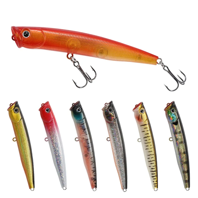 

Crank Wobblers Popper Fishing Lure Floating Crankbaits Artificial Hard Bait Pike Bass Predator Topwater Popper Lure