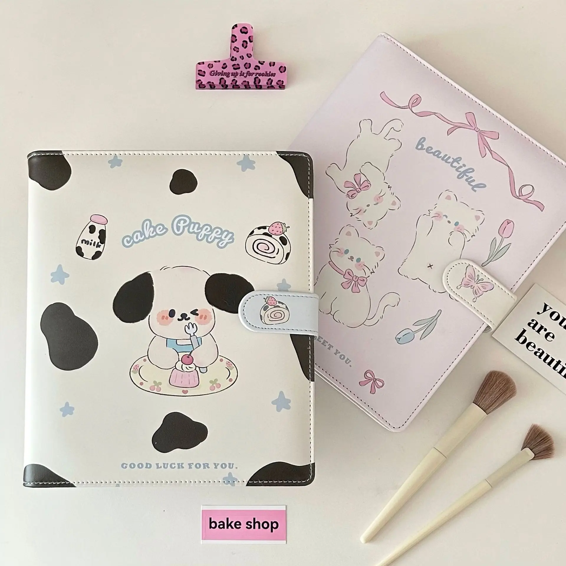 INS A5 A6  Original Cartoon Dog Card Book A6 Looseleaf 3 \