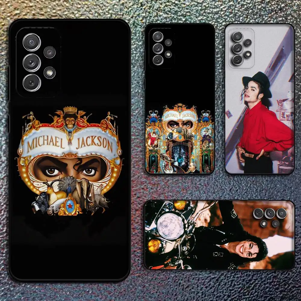 

Music Michael J-Jackson Phone Case For Samsung S25,S24,S21,S22,S23,S30,Ultra,S20,Plus,Fe,Lite,Note,10,9,5G Black Cover