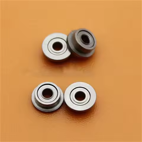 100pcs flanged bearing MF63ZZ 3x6x2.5 mm LF-630ZZ MF63 -2Z full ball miniature flange ball bearings 3*6*2.5