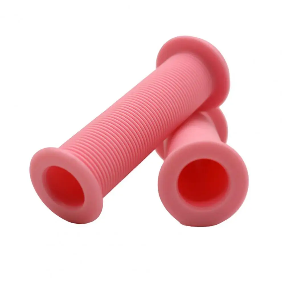 Easy to Install Bicycle Grip Ergonomic Shock Absorption Bike Handlebar Grips Soft Non-slip Rubber for Scooter Road Mountain