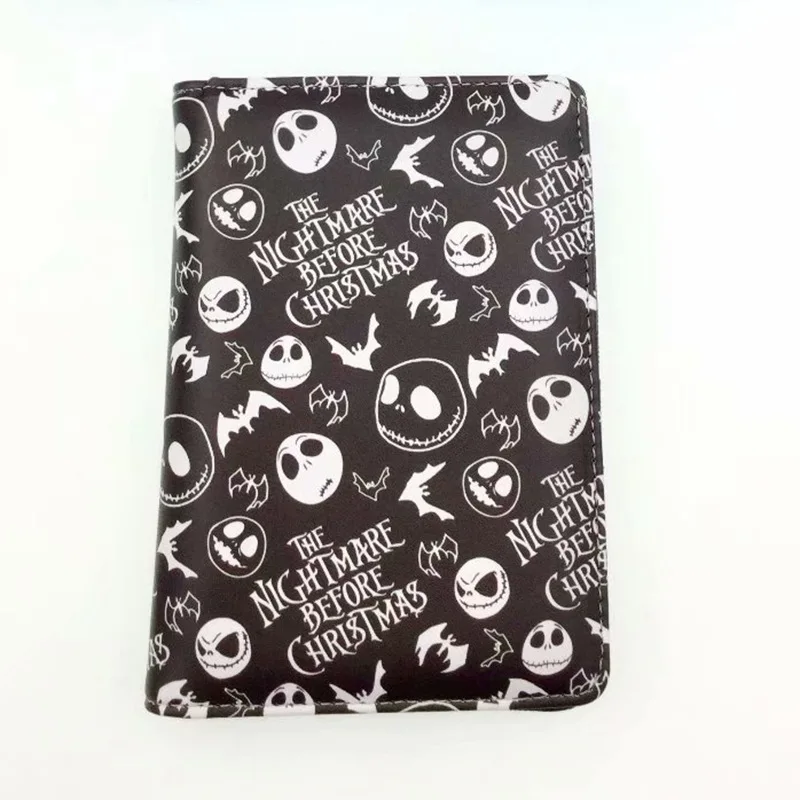 Disney The Nightmare Before Christmas 80G Thicker Passport Holder PU Leather Women Men Passport Cover Case Card ID Holders