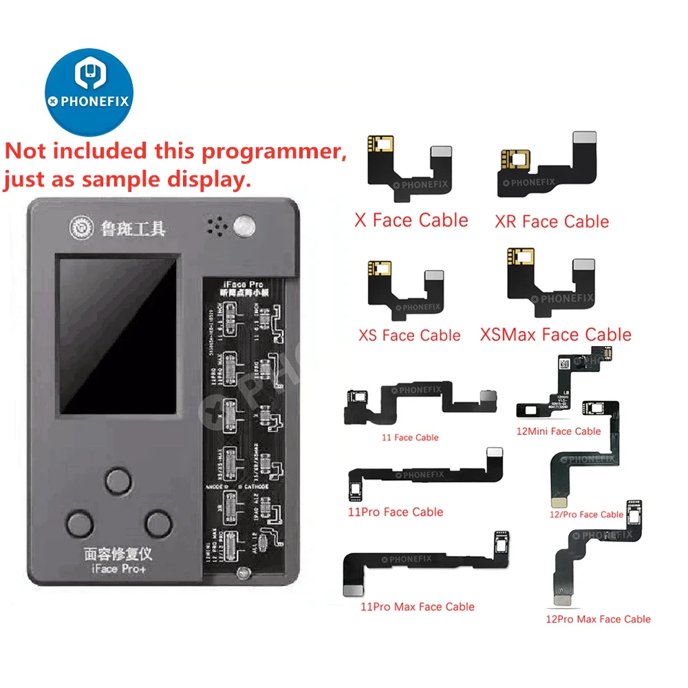 12 11Pro XS Pro IPhone X 12mini Face Replacement IFace LuBan Max Flex Max XR Read Cable 11 12 Pro Ribbon Write for ID Fix Repair