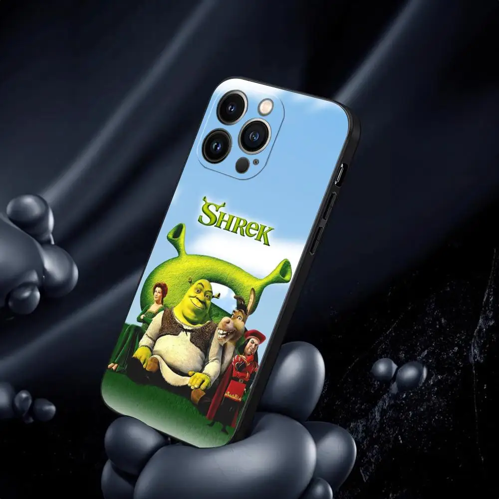 Shrek Phone Case For Iphone 15 14 13 Mini 11 12 Pro Max Xr X Xs 7 8 Plus Shockproof Back Cover