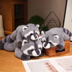 Realistic Raccoon Plush Toy Cute Little Panda Doll Animal Doll Sofa Pillow Home Derection  Plush Raccoon Toy for Kids Girls