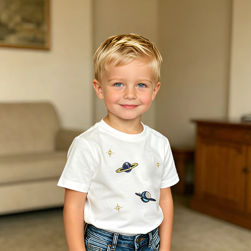Patches For Clothing Kids Boys Space Sew Iron On Star Rocket Ufo Embroidered Thermocollant Stitch Cute Parches Designer Jackets