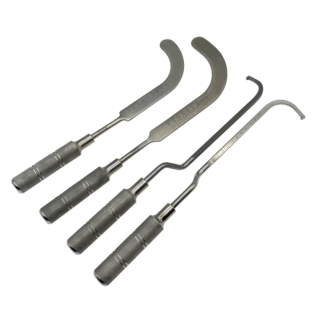 

1pc Breast Retractor Blunt Detacher Sickle Shape Stainless Steel Plastic Surgery Instruments