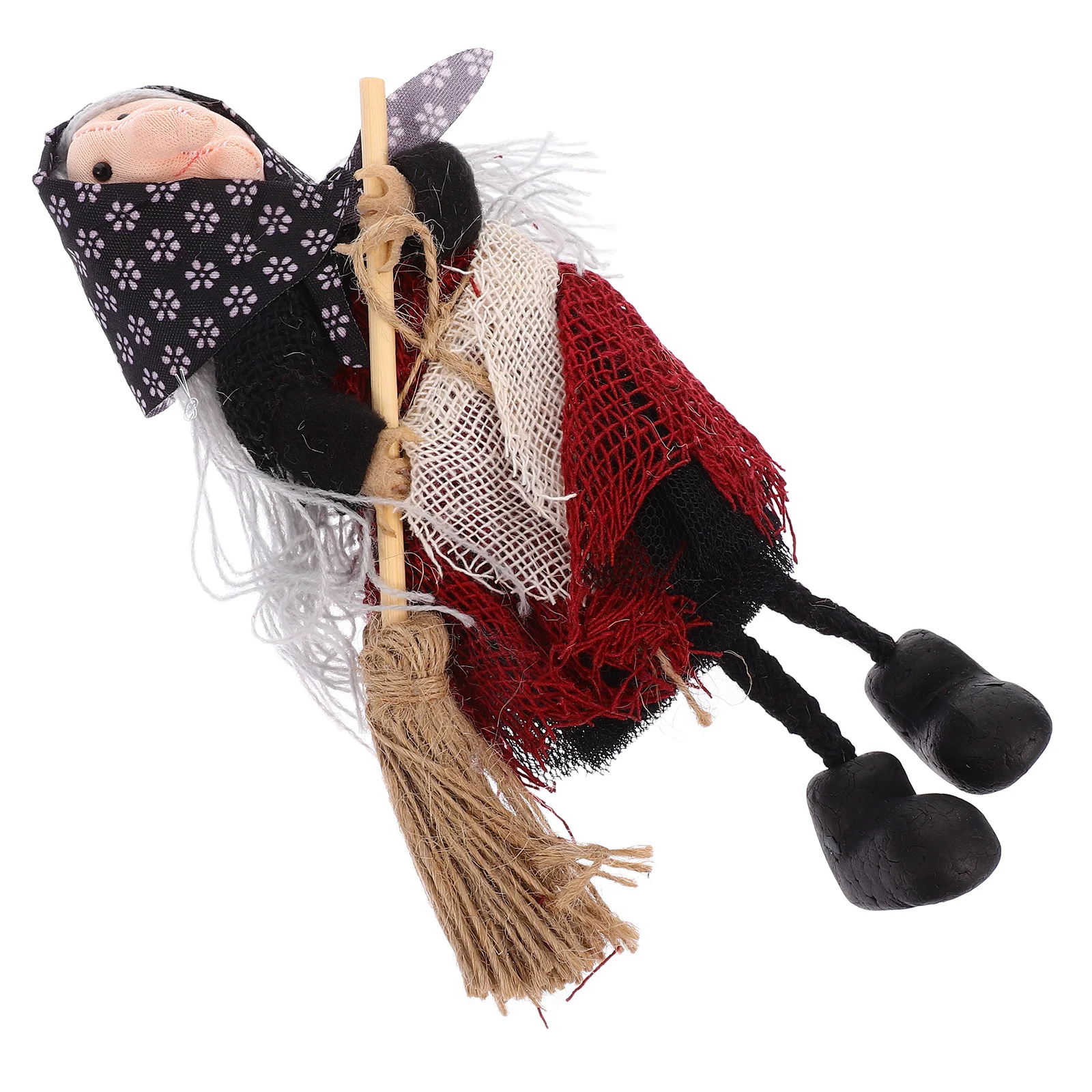 

Witch Hanging Decoration Adorable Halloween Ornament Fancy Prop Car Pendant Apron Delicate