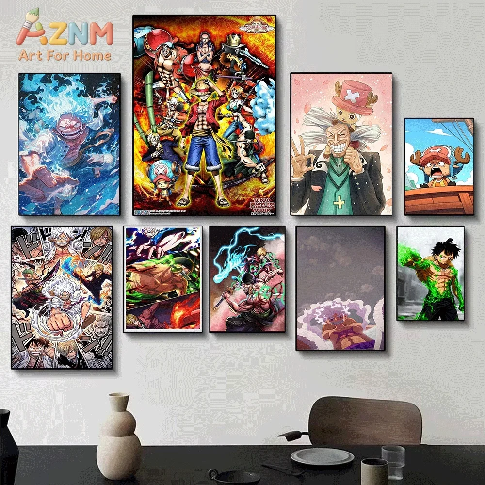 One Piece Anime Canvas Wall Ar - đánh giá và giá One Piece Straw Hat